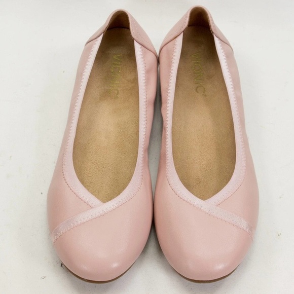 VIONIC Spark Caroll Womens US 8 Light Pink Ballet Leather Flats Comfort Classic - Picture 8 of 12